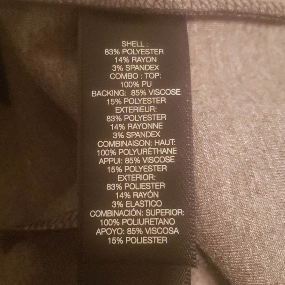 Kenneth Cole heather gray sheath dress with faux leather accent NWT - Picture 4 of 4